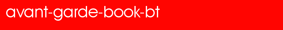 Avant-Garde-Book-BT_ English font
(Art font online converter effect display)