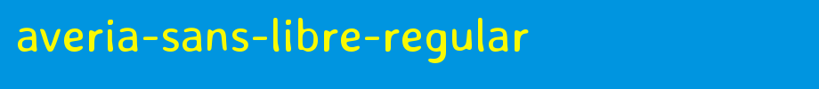 Averia-Sans-Libre-Regular
(Art font online converter effect display)