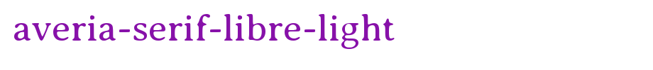 Averia-Serif-Libre-Light
(Art font online converter effect display)