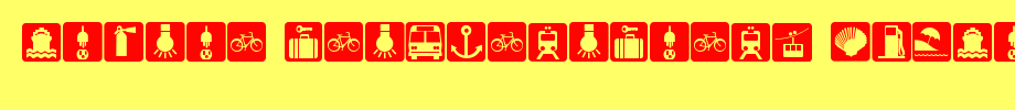 BOUTON-International-Symbols.ttf(艺术字体在线转换器效果展示图)