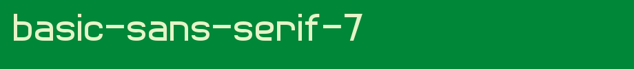 Basic-Sans-Serif-7.ttf
(Art font online converter effect display)