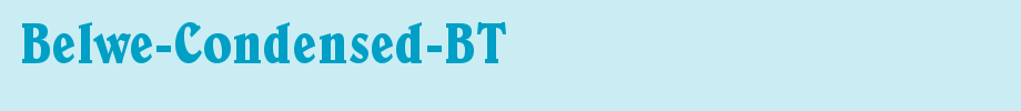 Belwe-Condensed-BT_ English font
(Art font online converter effect display)