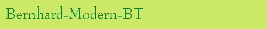 Bernhard-Modern-BT_ English font