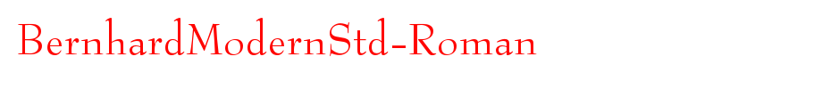 BernhardModernStd-Roman_英文字体(艺术字体在线转换器效果展示图)
