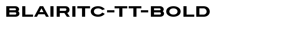 BlairITC-TT-Bold.ttf(艺术字体在线转换器效果展示图)