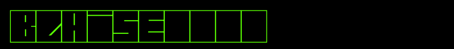 Blaise-1-1.TTF(艺术字体在线转换器效果展示图)