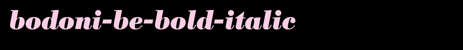 Bodoni-BE-Bold-Italic.ttf
(Art font online converter effect display)