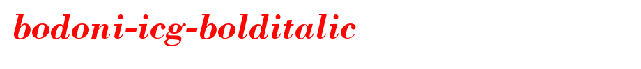 Bodoni-ICG-BoldItalic.ttf
(Art font online converter effect display)