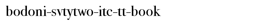 Bodoni-SvtyTwo-ITC-TT-Book.ttf
(Art font online converter effect display)