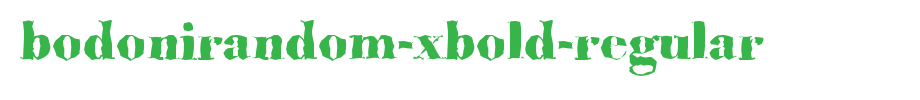 BodoniRandom-Xbold-Regular.ttf
(Art font online converter effect display)