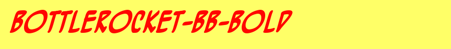BottleRocket-BB-Bold_ English font