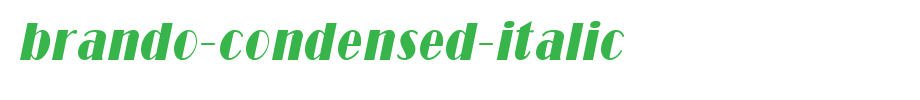Brando-Condensed-Italic.ttf(字体效果展示)