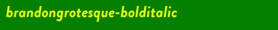 BrandonGrotesque-BoldItalic.otf(字体效果展示)