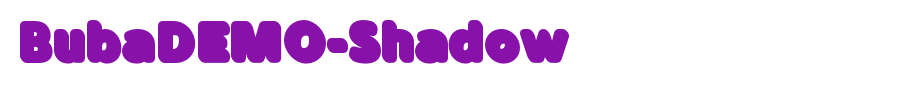 BubaDEMO-Shadow_ English font