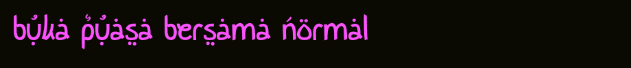 Buka-Puasa-Bersama-Normal.otf
(Art font online converter effect display)