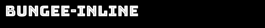 Bungee-Inline.ttf(字体效果展示)