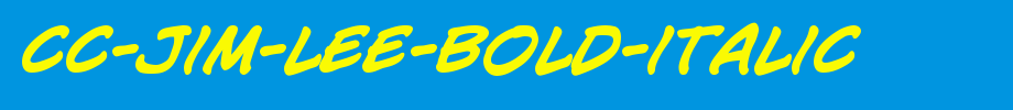 CC-Jim-Lee-Bold-Italic.ttf
(Art font online converter effect display)