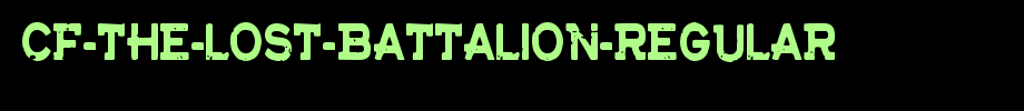 CF-The-lost-battalion-Regular.ttf
(Art font online converter effect display)