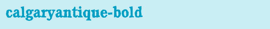 CalgaryAntique-Bold.ttf
(Art font online converter effect display)