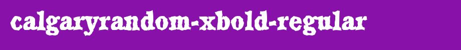 CalgaryRandom-Xbold-Regular.ttf
(Art font online converter effect display)
