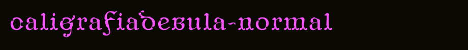 CaligrafiaDeBula-Normal.otf
(Art font online converter effect display)