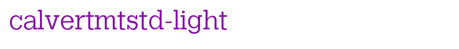 CalvertMTStd-Light.otf
(Art font online converter effect display)