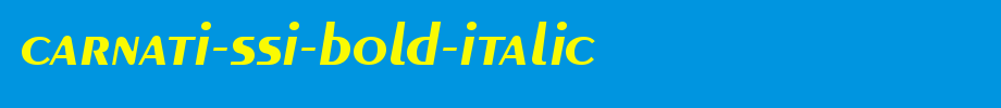 Carnati-SSi-Bold-Italic.ttf(字体效果展示)