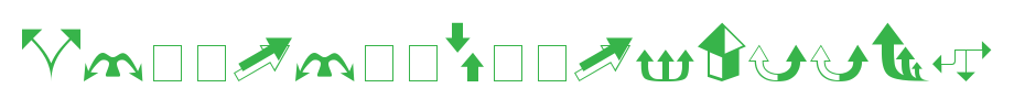 Carr-Arrows-filled.ttf
(Art font online converter effect display)