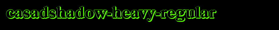CasadShadow-Heavy-Regular.ttf
(Art font online converter effect display)