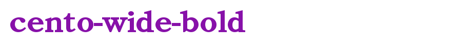 Cento-Wide-Bold.ttf
(Art font online converter effect display)