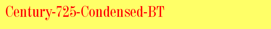 Century-725-Condensed-BT_ English font
(Art font online converter effect display)