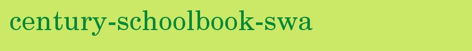 Century-Schoolbook-SWA.ttf
(Art font online converter effect display)