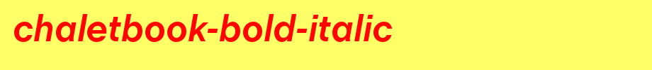 ChaletBook-Bold-Italic.ttf(字体效果展示)