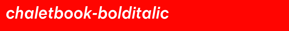 ChaletBook-BoldItalic.otf
(Art font online converter effect display)
