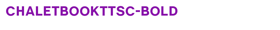ChaletBookTTSC-Bold.ttf(字体效果展示)