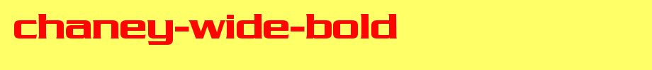 Chaney-Wide-Bold.ttf
(Art font online converter effect display)