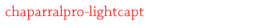 ChaparralPro-LightCapt.otf