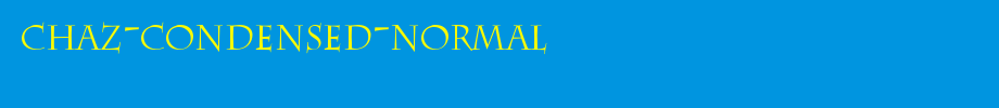 Chaz-Condensed-Normal.ttf
(Art font online converter effect display)