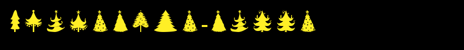 Christmas-Trees.ttf
(Art font online converter effect display)
