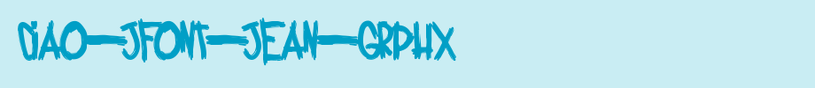 Ciao-jFont-Jean-Grphx.ttf
(Art font online converter effect display)