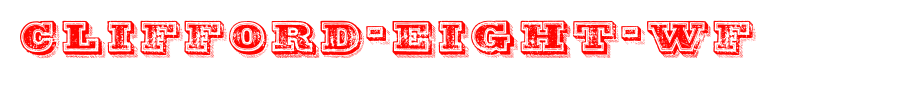 Clifford-Eight-WF.ttf
(Art font online converter effect display)