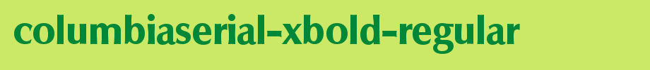 ColumbiaSerial-Xbold-Regular.ttf
(Art font online converter effect display)