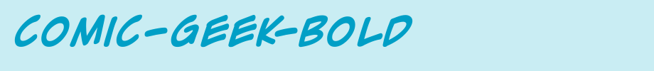 Comic-Geek-Bold_ English font
(Art font online converter effect display)