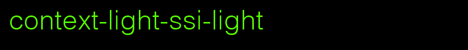 Context-Light-SSi-Light.ttf(字体效果展示)