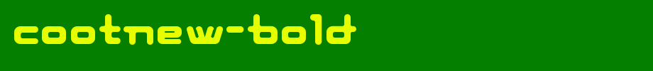 Cootnew-Bold.ttf(字体效果展示)