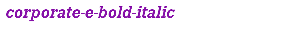 Corporate-E-Bold-Italic.ttf