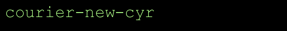 Courier-New-Cyr.ttf
(Art font online converter effect display)