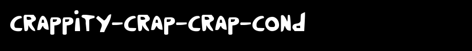 Crappity-Crap-Crap-Cond.ttf(字体效果展示)