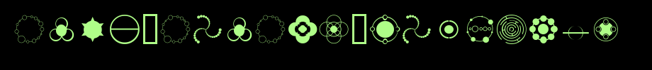 Crop-Circle-Dingbats.ttf
(Art font online converter effect display)