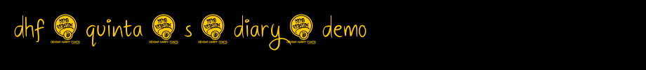 DHF-Quinta-s-Diary-Demo.ttf(字体效果展示)